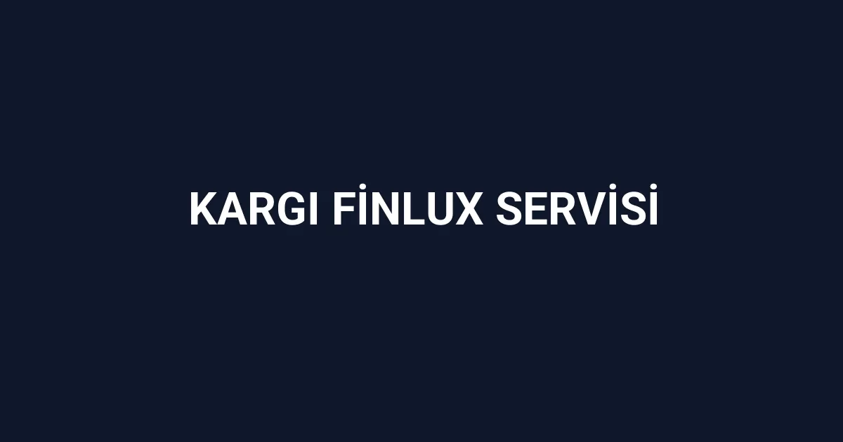 Kargı Finlux Servisi